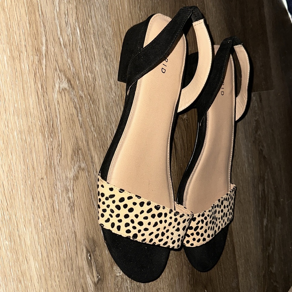 torrid Black and Tan Cheetah-Print Slingback Sandals - Picture 2 of 2